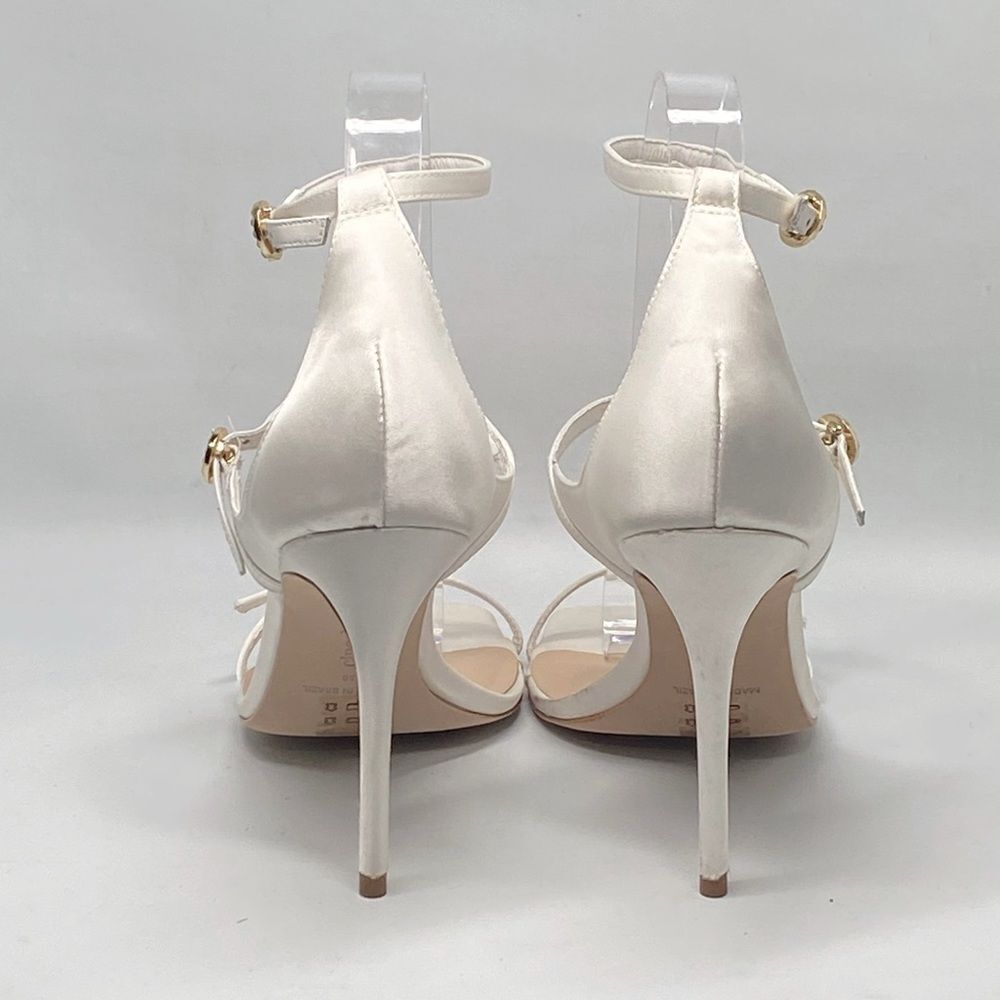 Cinq à SeptCeleste 100MM Satin High-Heel Sandals size 38 - Picture 11 of 16